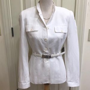 PRADA Milano Off White Jacket with Belt
